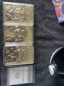 Vintage Pokemon Marble Lot Gold Cards Pokeball Coin Game Bundle- Charizard And M - Image 3