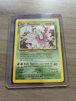 Meganium 10/111 Neo Genesis Holo Rare WOTC 2000 – Vintage Pokemon Card - Image 1