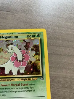 Meganium 10/111 Neo Genesis Holo Rare WOTC 2000 – Vintage Pokemon Card - Image 4