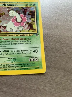 Meganium 10/111 Neo Genesis Holo Rare WOTC 2000 – Vintage Pokemon Card - Image 5