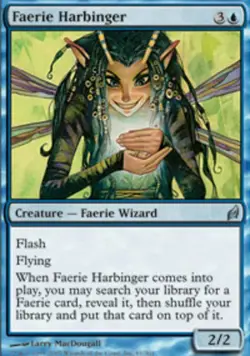 MTG magic cards 1x Faerie Harbinger Lorwyn Light Play, English - Image 1