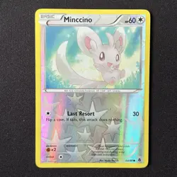 Minccino Reverse Holo 84/98 Emerging Powers Pokemon Card - Image 2