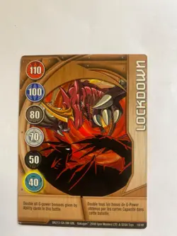 Bakugan: Battle Brawlers| Lockdown Copper Gate Card - Image 1