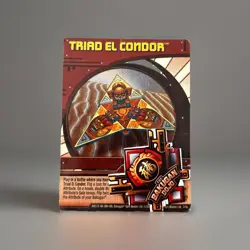 Bakugan New Vestroia | Triad El Condor 🔴 Red Ability Card 3/4o - Image 1