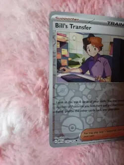 Pokemon TCG Scarlet & Violet 151 Bill's Transfer Reverse Holo Card 156 - Image 2