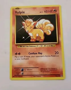 Pokemon XY Evolutions Vulpix Common Card 14/108 NM - Image 1