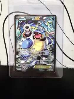 NM Pokemon TCG Blastoise EX XY Holo Full Art Card XY122 - Image 1