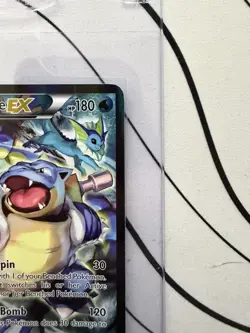 NM Pokemon TCG Blastoise EX XY Holo Full Art Card XY122 - Image 3