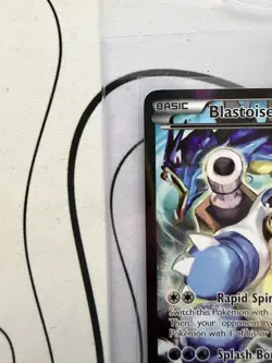 NM Pokemon TCG Blastoise EX XY Holo Full Art Card XY122 - Image 4