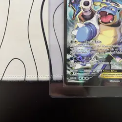 NM Pokemon TCG Blastoise EX XY Holo Full Art Card XY122 - Image 5