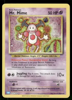 Pokemon Cards Mr. Mime 013/034 Trading Card Game Classic Holo NM - Image 1