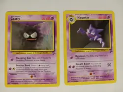 10 Base Set 2 Pokemon Cards! Mr. Mime, Haunter, Abra + Other Psychic Cards - Image 4