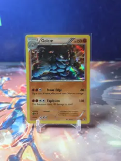 Golem Holo 45/83 Generations Pokemon TCG Holo Error Full Holo Card LP - Image 1
