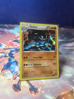 Golem Holo 45/83 Generations Pokemon TCG Holo Error Full Holo Card LP - Image 2