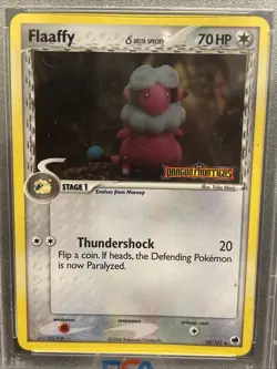 Pokemon TCG Flaaffy Card 30/101 Dragon Frontiers Reverse Holo Stamped 2006 Vintg - Image 3
