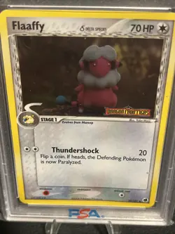 Pokemon TCG Flaaffy Card 30/101 Dragon Frontiers Reverse Holo Stamped 2006 Vintg - Image 4