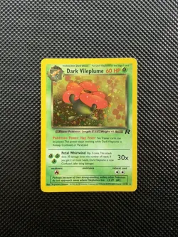 Dark Vileplume 13/82 Pokemon Card TCG Team Rocket Unlimited Holo - Near Mint - Image 1