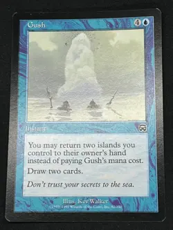 Magic the Gathering MTG Gush Blue Mercadian Masques Common - Image 1