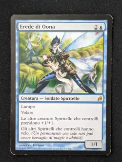 ITALIAN - Erede di Oona (Scion of Oona), Lorwyn, Blue Rare Faerie - Image 1