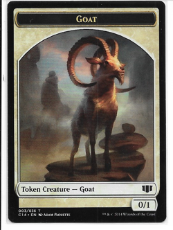 Wurm Token - Deathtouch Goat Token 2014 LP | MTG 032/036 & 003/036 - Image 2