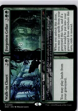 Walk-In Closet Forgotten Cellar Duskmourn: House of Horror Regular NM M 0205 - Image 1