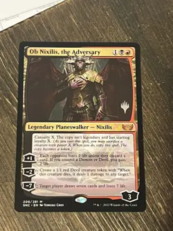 Ob Nixilis, the Adversary - Promo Pack: Streets of New Capenna #206 NM Near Mint - Image 1