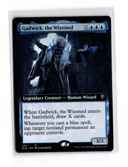 Gadwick, the Wizened Throne of Eldraine Extended Art NM Near Mint - Image 1