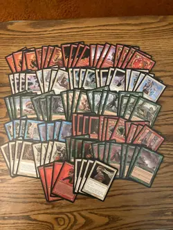 Mtg Stronghold Lot x100 - Magic the Gathering Mtg Cards Stronghold Edition - Image 1