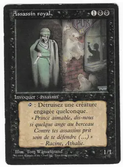 ►Magic-Style◄ MTG - Royal Assassin - French Revised FBB - Played - Image 1