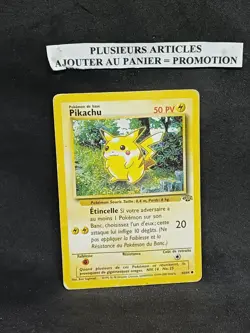 Carte Pokemon Pikachu 60/64 Jungle Wizard Francais Occasion - Image 1