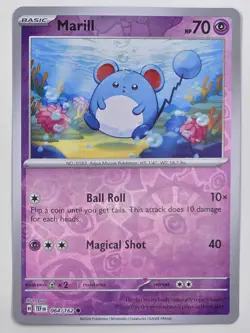 Marill - 064/162 - SV05: Temporal Forces - POKEMON REVERSE HOLO - Image 1
