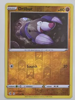 Drilbur - 147/264 - SWSH08: Fusion Strike - POKEMON REVERSE HOLO - Image 1