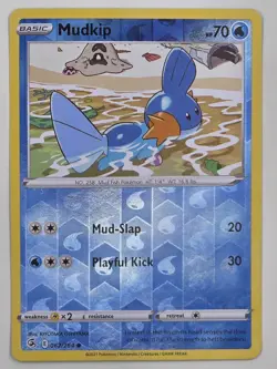 Mudkip - 062/264 - SWSH08: Fusion Strike - POKEMON REVERSE HOLO - Image 1