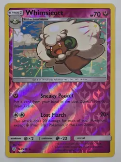 Whimsicott - 148/236 - SM - Cosmic Eclipse - POKEMON REVERSE HOLO - Image 1