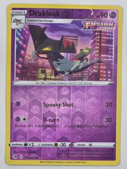 Drakloak - 129/264 - SWSH08: Fusion Strike - POKEMON REVERSE HOLO - Image 1
