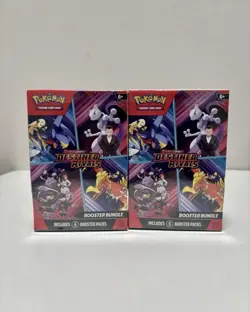 Pokemon TCG Scarlet and Violet Destined Rivals Booster Bundle LOT OF 2 Sealed - Image 1