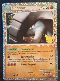 Pokemon TCG Pokemon Celebrations Donphan 107/123 NM - Image 1