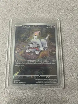 Pokemon TCG Scarlet & Violet Base Set Holo Illustration Rare Greavard 214/198 - Image 1