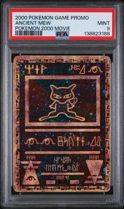 2000 POKEMON GAME MOVIE POKEMON 2000 MOVIE ANCIENT MEW PSA 9 - Image 1