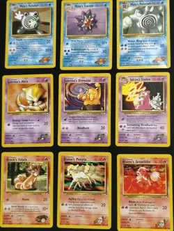Pokemon Lot 9 Unlimited Gym Heroes HP/DMG *Read Desc* - Image 1