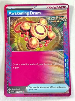 Awakening Drum 141/162 Ace Spec Temporal Forces Pack Fresh Pokemon Near Mint NM - Image 1