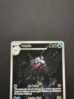 Pokemon TCG Palafin 225/091 Sv: Paldean Fates Illustration Rare Near Mint - Image 3