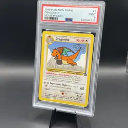 Dragonite PSA 9 1999 Pokemon Wizards Black Star Promos #5 Movie Promo - Image 1
