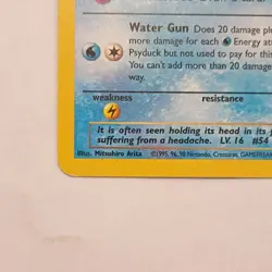 Pokemon Psyduck Team Rocket Common Regular 1st edition - Image 5