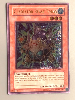 yugioh Gladiator Beast Torax GLAS-EN081 Ultimate unlimited Edition near mint - Image 2