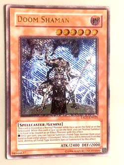 yugioh Doom Shaman TAEV-EN025 Ultimate unlimited Edition near mint - Image 1