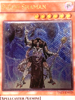 yugioh Doom Shaman TAEV-EN025 Ultimate unlimited Edition near mint - Image 4