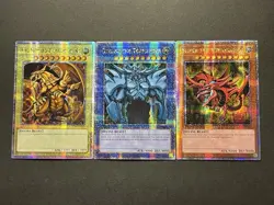 Ra + Obelisk + Slifer | Egyptian Gods | Quarter Century Secret Rares | YuGiOh! - Image 1