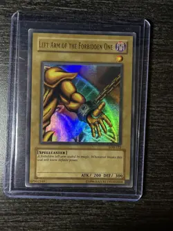 Yu-gi-oh! TCG Left Arm of the Forbidden One LOB-123 Unlimited - Image 1