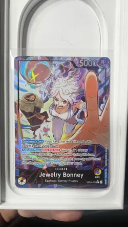 One Piece TCG OP15 -EB04 Jewelry Bonney Leader Alt Art EB04-001 NM - Image 1